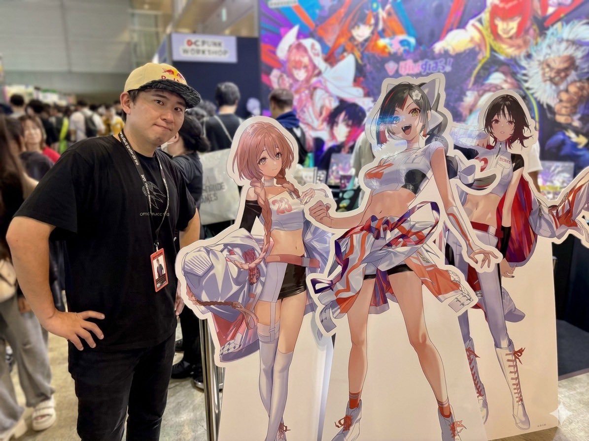 katitagaribon's tweet photo. TGS BOOSTERZとして色んなブース行ってました！！記念撮影こんなに出来たの初めてだった！新鮮でもあり楽しかった！！

 #TGS2026 #東京ゲームショウ30th https://t.co/F9tad9IYp2