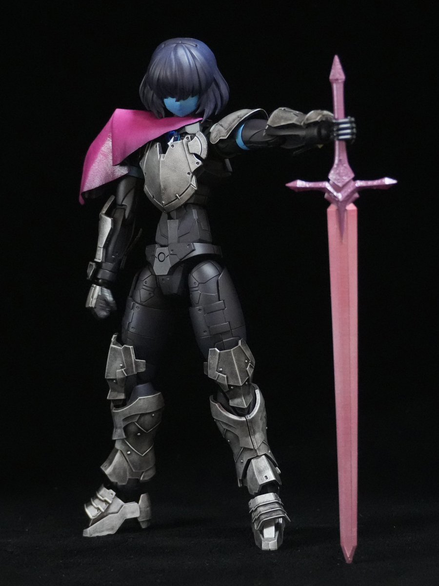 Salty_GUNPLA's tweet photo. 30MF クリス、完成しました！
デルタルーン好きに是非見て欲しいです！！
#30MF #30ML
#デルタルーン #deltaruneㅤㅤㅤ https://t.co/DlCVM79aR5