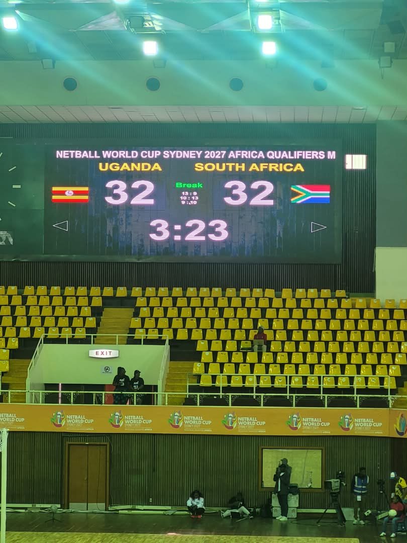 DNyeko's tweet photo. FT: Uganda 🇺🇬 40-47 South Africa 🇿🇦 
Uganda men's national netball team,THE ROCK led 23-22 at halftime ,but South Africa's PROTEAS WARRIORS
pulled away in the second half.

@AfricaNetball_ and @WorldNetball_ are pushing for Olympic inclusion by 2032.
#BackTheBid #UgandaMensNetball #AfricaNetballCup #AfricaNetballCup2026 #TheRock