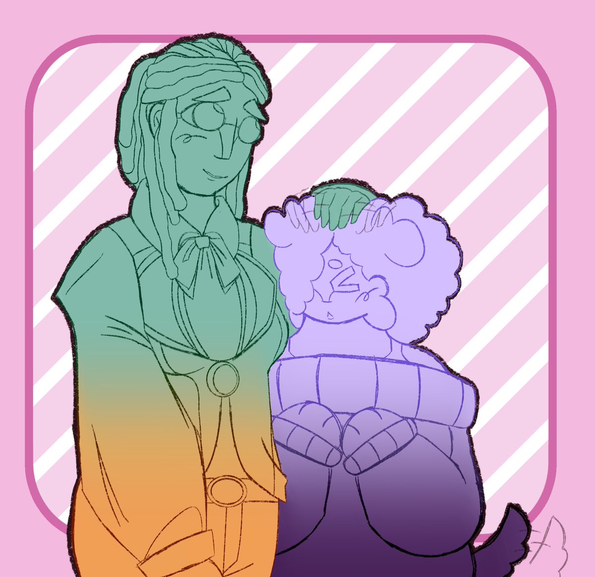fixitlover's tweet photo. Hi gang! I just wanna apologize for dropping off the face of the earth, so take this yume art of me n fem human rung!

I'll probably still be very inactive on here n my rp acc so DM me on discord!

#Rung #humanformers #yumeship https://t.co/4uHAfdIA2o