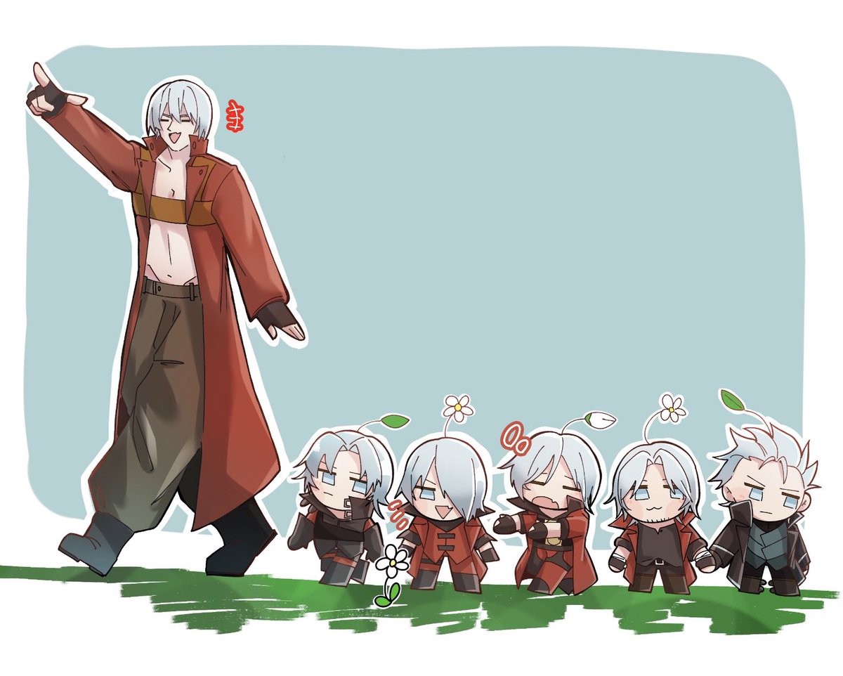 hounifurenai's tweet photo. #デビルメイクライ #ダンバジ 
ピクミン ダンテーズ🌼🌸 https://t.co/9l9j22bNnr