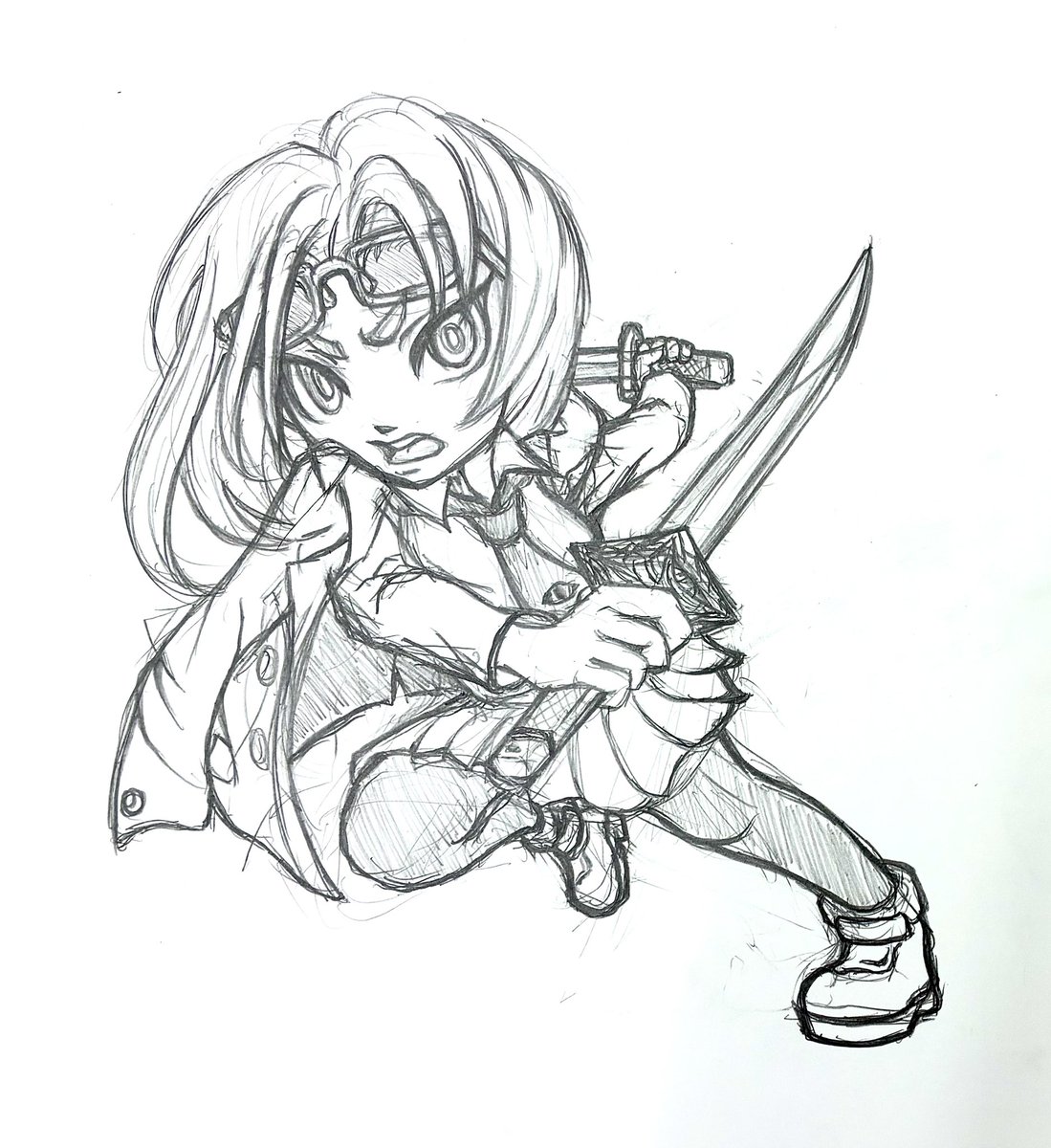 sakupanda4's tweet photo. ミツメちゃんのおにたいじシリーズ
チルヒメのラフ
日常と非常時の2種 https://t.co/t5ARc7rc4v