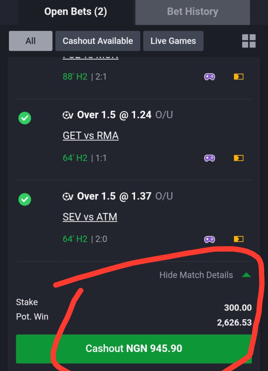 Rahdo_pepez's tweet photo. With just one goal remaining,, why una go dey show person this kind cash out,,,???   You guys didn't start like this...change sporty bet...u a manipulations too much..
@SportyBet https://t.co/I407UNt2vP