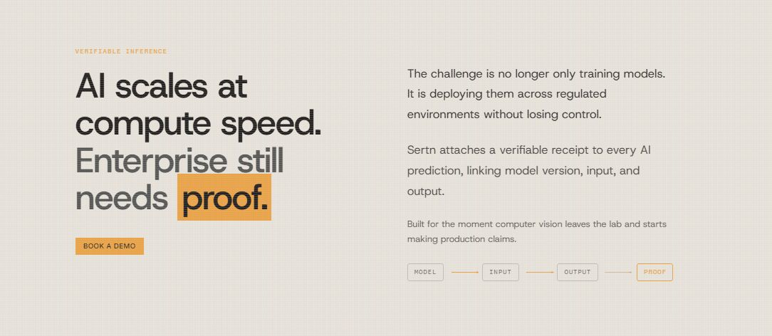 kryptic_mf's tweet photo. Standard Computer Vision can produce an answer without proving how it got there. SertnAI adds Proof of Inference, giving every prediction a verifiable receipt instead of asking users to simply trust the AI.

#SertnAI #ComputerVision #VerifiableAI #ProofOfInference #AI https://t.co/PVc3FxKSi4