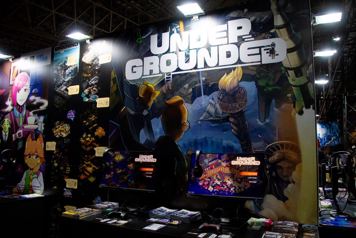 undergrounded85's tweet photo. 東京ゲームショウ2026閉幕しました✨
ハピネットブースおよびroom6ブースにお越しいただきありがとうございました!
また次のイベントでお会いしましよう🚀
#UNDERGROUNDED #room6 #TGS2026 https://t.co/7eaiyiJXdN