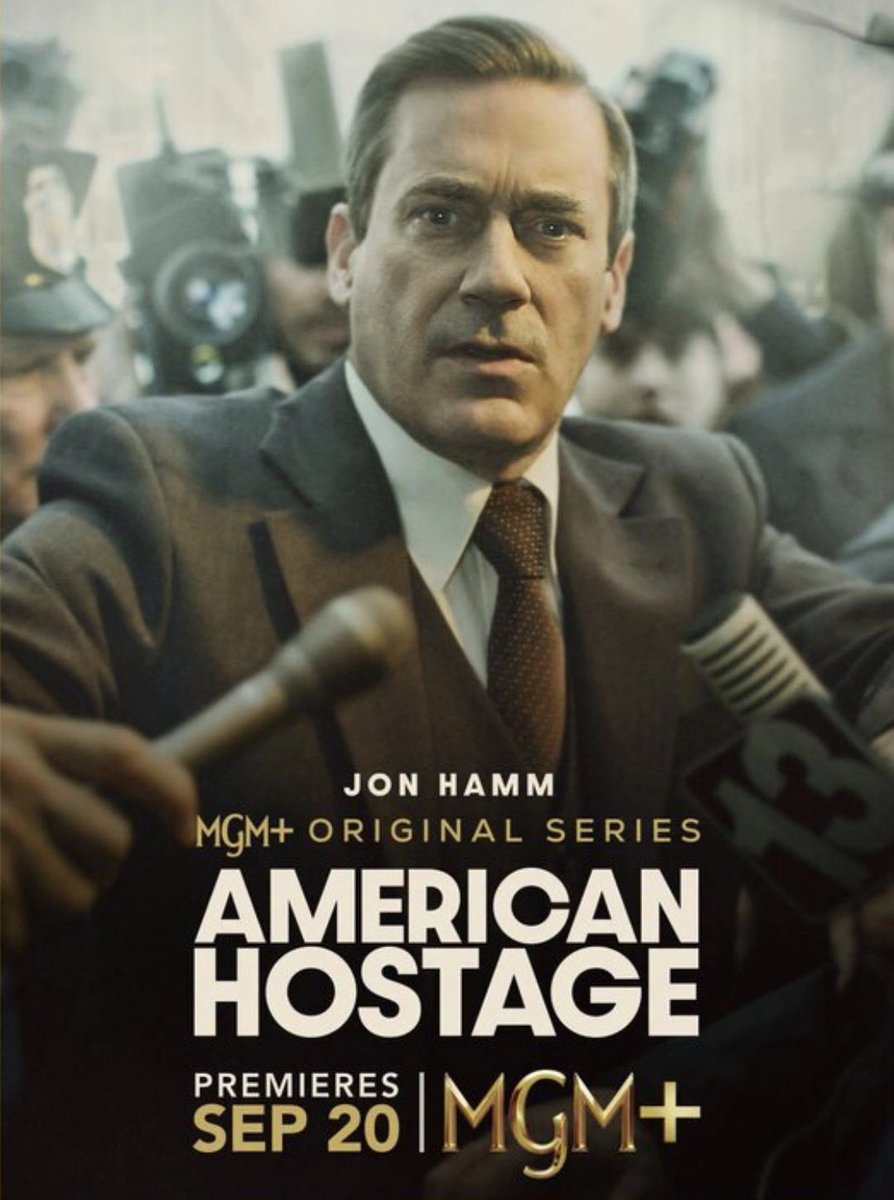 Eros11_'s tweet photo. 🚨: رسمياً توفرت الآن الحلقتين الأولى من المسلسل المنتظر American Hostage بطولة ( جون هام ) على منصة MGM+ ☑️.

مستوحى من حادثة خطف حقيقية مرعبة وقعت في الولايات المتحدة عام 1977 ، قادم يوم الأحد .

#AmericanHostage https://t.co/CLX0ZNIOWV