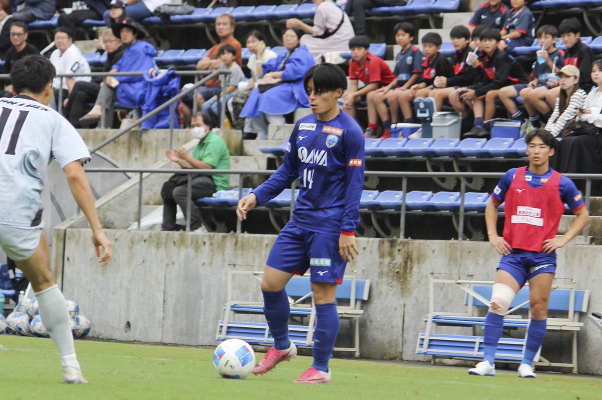 cobaltore's tweet photo. 【MATCH REPORT📝】

今節は3位、福島ユナイテッドFCセカンドと対戦🔥

試合は立ち上がりから積極的に攻め込み、7分に黒瀬選手が先制点！🥅🔥

しかし27分に同点ゴールを許し、1-1で試合を折り返しました。

後半も一進一退の攻防が続く中、54分に長崎選手が古巣相手に追加点！⚽️
⁡
さらに、80分。津覇選手が加入後初ゴールでリードを広げました！✨

⁡試合は3-1で終了。

最後まで攻守にわたって自分たちのサッカーを貫き、勝利をつかみ取りました！💙

リーグ戦も残り3試合。最後までチーム一丸となって戦います🔥

引き続き熱い応援をよろしくお願いします！📣

 #コバルトーレ女川  #再航