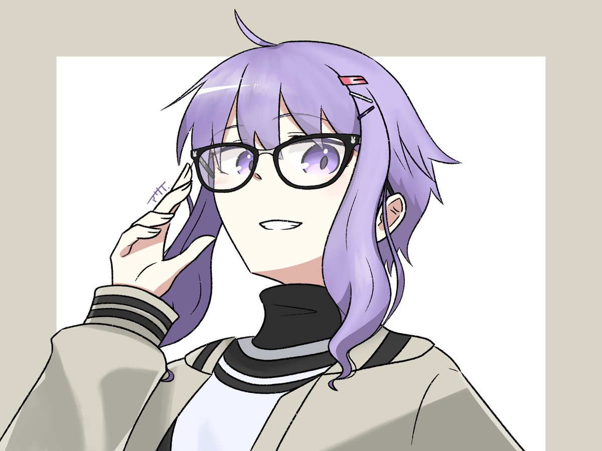 Fusasa_233's tweet photo. #結月ゆかり 
私服メガネのゆかりさん https://t.co/aAgvluUqhf