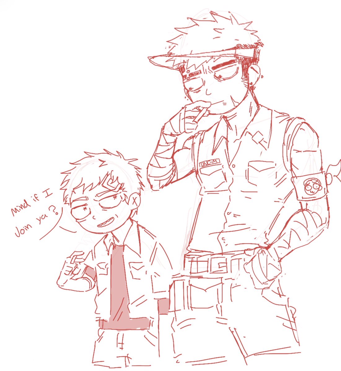 ProShipViper's tweet photo. UNC can’t have second to himself 
junk Morty by : @deernivore 
+ UNC doodle 
#mortysummercamp https://t.co/Uj317eEvTt