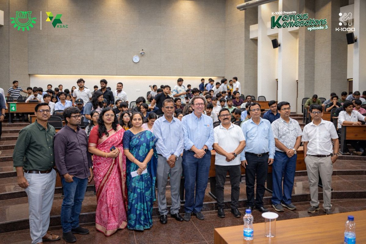 DrVimalShri's tweet photo. 🚀 Kampus Konversations | Episode 3 — Connecting Ideas, Inspiring Innovation

K-1000, in collaboration with IEEE IES Bhubaneswar Hubs &amp; Nodes, is delighted to share the successful completion of Kampus Konversations | Episode 3.

#K1000 #KIITUniversity #KSAC #IEEE #IEEEIES https://t.co/VNlPmPGxRa