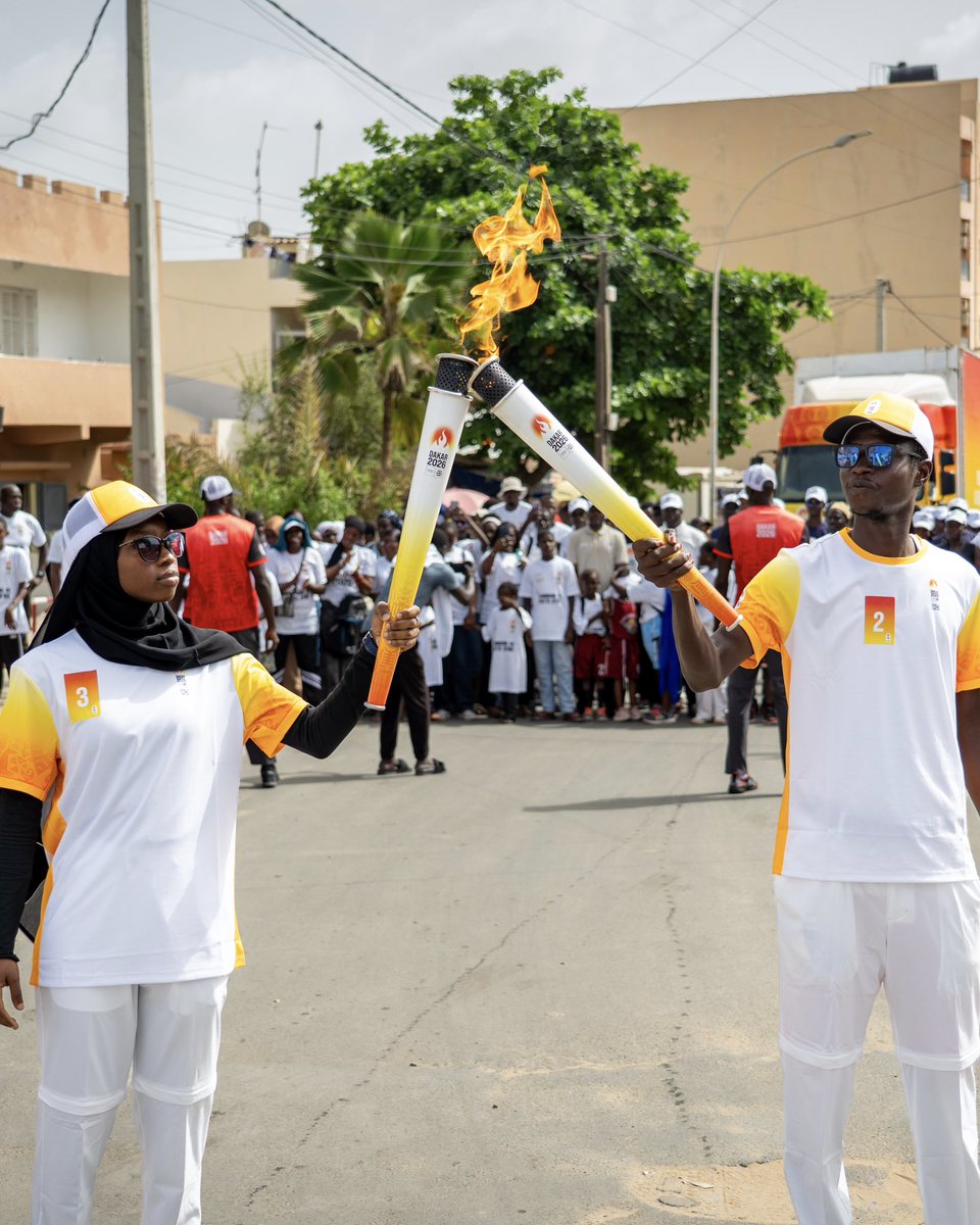 jojdakar2026's tweet photo. Patte d'Oie, Cambérène, Parcelles Assainies : la flamme a fait vibrer les quartiers ! 🔥

📸 Revivez les meilleurs moments en images : des sourires, du monde et toujours la même énergie. 🤩

#Dakar2026 #PassTheEnergy https://t.co/nxPFgvXap7