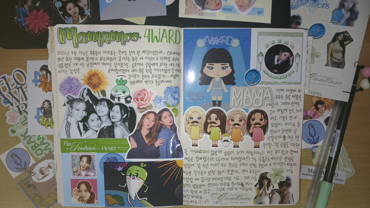 MILFINKL's tweet photo. 무무들한테서 받은 사랑으로 가득찬 마음 💚 special thanks to @mamamooID for organizing the gathering and all the moomoos for the cute freebies and fun experience!!! https://t.co/4SsCqTBMR4