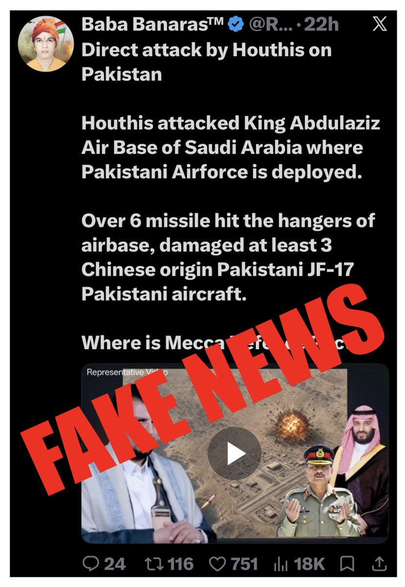 BREAKING: Indian Claims of Houthi Missile Strikes on Pakistan Air Force Debunked