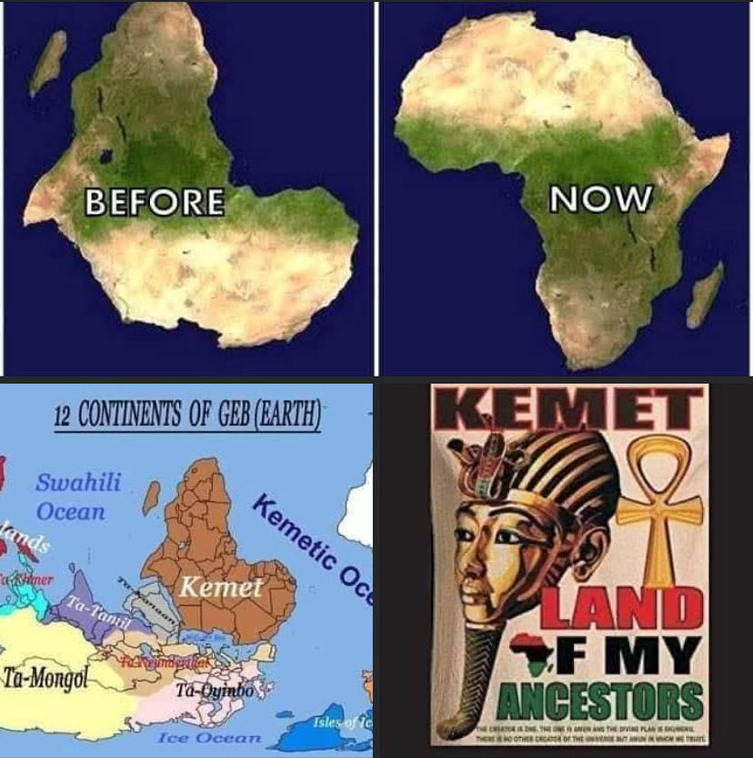 iamChimeEze's tweet photo. Africa is not the name of our beloved continent; instead, it is a brand created & projected to the world by the Europeans as the counterpoint of the European’s self-definition of who they ought to be or who they think they are. It is the European mind that invented the Africa that never was; & it is the European that have been using the invented Africa as an instrument of domination at the detriment of those who have accepted to refer to themselves as Africans. It is a fact of world history that the fascination of Europeans with “Africa” conveys an acute disregard to the humanity of the so-called Africans. This invented Africa is to the European mind the anti-thesis of what Europe ought to be. Again, this invented Africa is something that the European mind conceived within itself to serve as a dumping heap of the European physical & moral deformities, a hopeless place. As the People of KEMET, we have rejected this invented Africa of the European imagination for it has neither any authentic history nor culture to offer humanity. 

Wherefore, the name of our beloved continent is KEMET, for KEMET rekindles in is our true authentic history & culture, & makes the immense contribution of our ancestors in world history a fact that can never be disputed by either the European or any other people. We shall remain the People of KEMET forever & so must it be. But we will never force anybody to reject being called an African as long as we are all aware that the name of our beloved continent would no longer be called “Africa”. All the maps that we will henceforth produce shall have the name KEMET to represent our beloved continent. 

#HolyAnkhuwa #Ekumeku #NzoputaUwa #Ekwueme #Trending