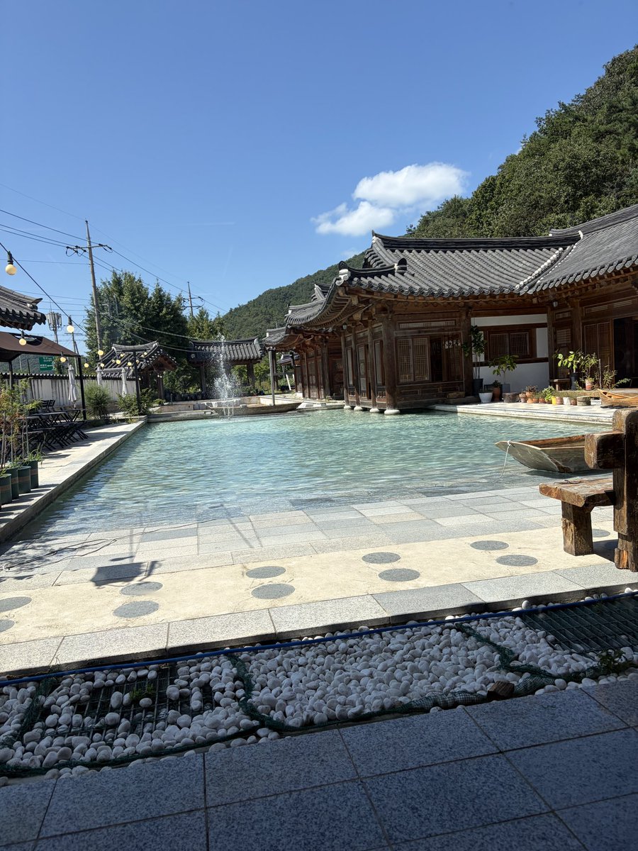 dkz2kfl's tweet photo. ワーホリ9日目全州旅行🚗³₃
写真の才能無さすぎるのは置いといて
비빔밥も물짜장も食べれて한옥마을もすごい良すぎて何よりホテルがアンティーク?な感じでいいホテルなのに29,000원って破格で泊まれて良いことづく���でした🩷
チョコパイ買って友達に会う時に渡そうとしたらまさかの家に忘れた😱 https://t.co/aQ64oMyG8o