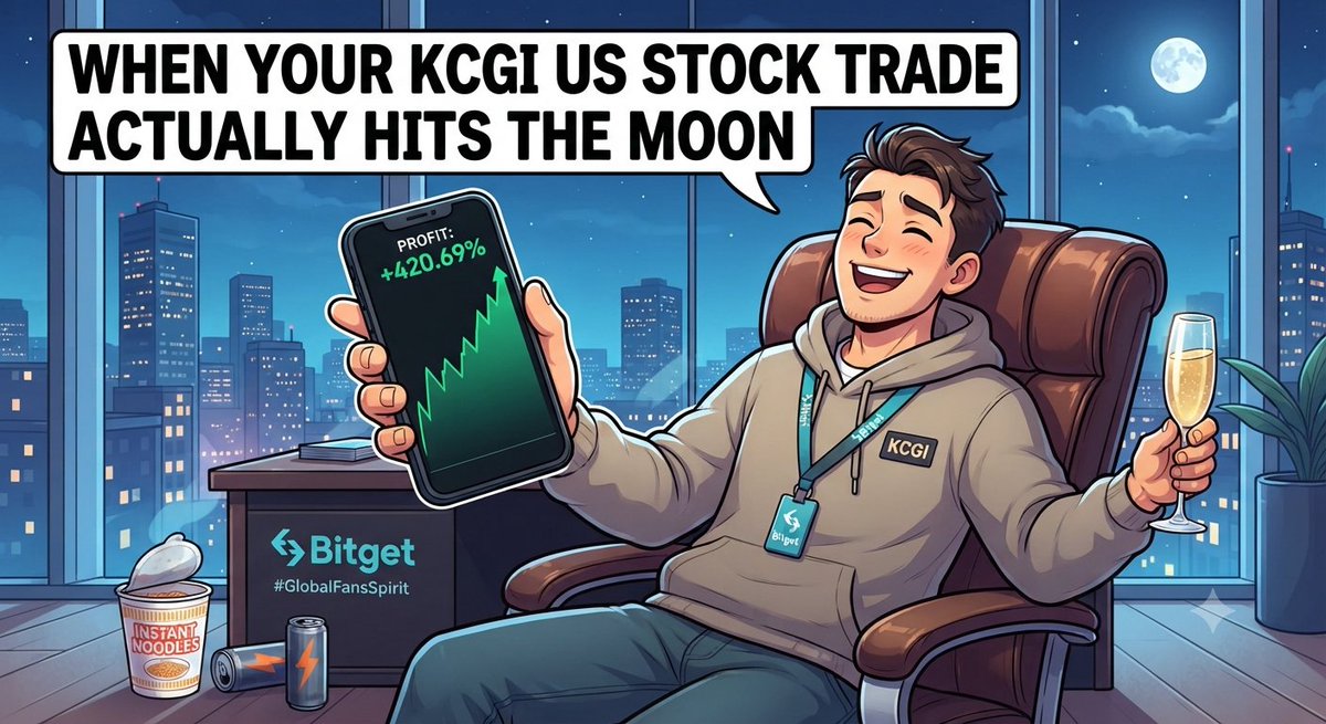 Captanma's tweet photo. From instant noodles and late-night charts to absolute green candles! ππ₯ Who else is riding this rollercoaster during the KCGI US Stock trade? Drop your wildest trade stories below!
#GlobalFansSpirit https://t.co/DO6j2UnIMC