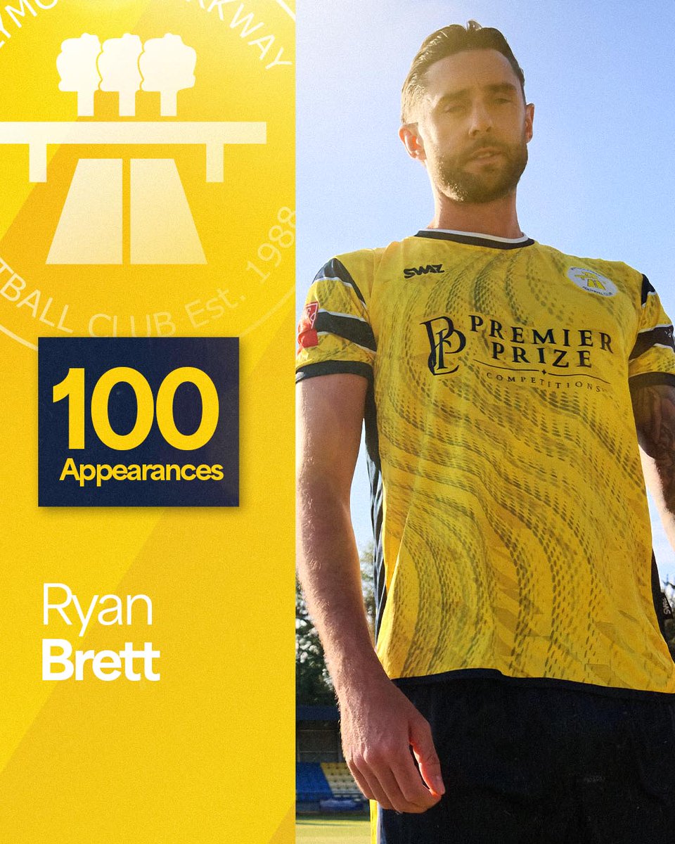 PlymouthPFC's tweet photo. 𝗡𝗨𝗠𝗕𝗘𝗥 𝟭𝟬𝟬 

A brilliant performance from Bretty on his 100th appearance for Parkway.

A milestone made even better by another outstanding shift from the Number 4.

Superb as always, Bretty. 

#ppfc #RoundOurWay https://t.co/sZdpNvulJ2