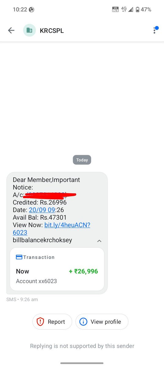 soy_anil's tweet photo. Beware of suck fake message, it is a scam. Never open the link given. https://t.co/LW661bc7qZ