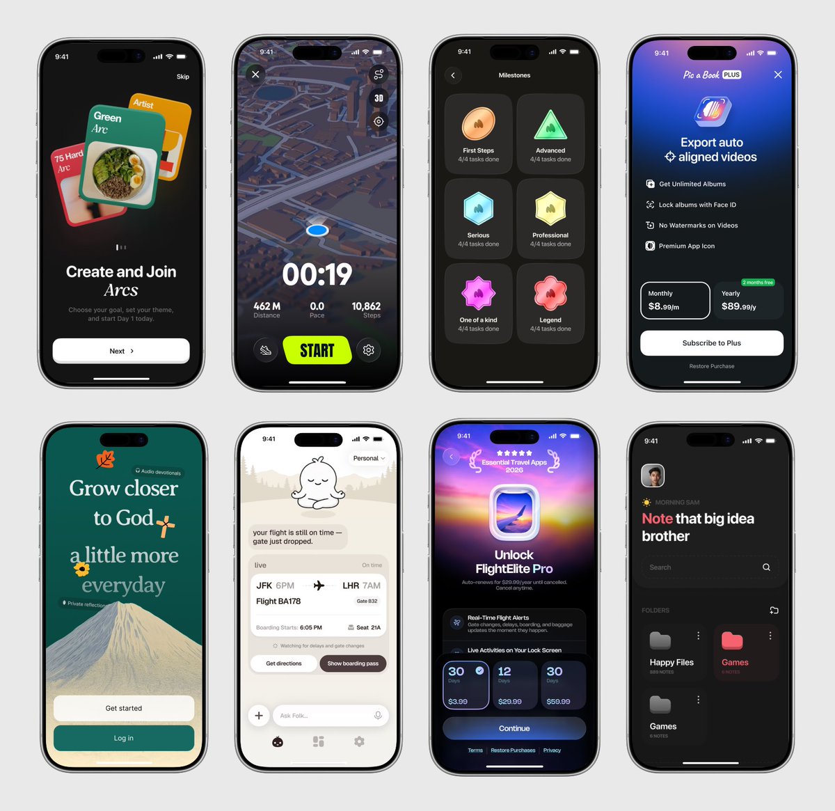 heysatya_'s tweet photo. App design projects we worked on recently 📱 https://t.co/G9lcUzKsSQ