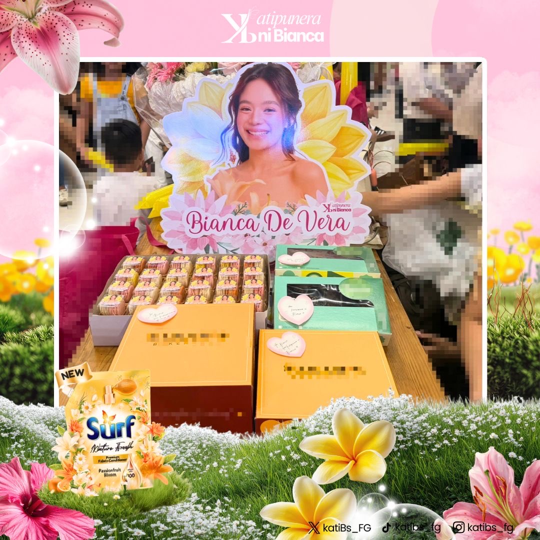 KatiBs_FG's tweet photo. GIFTS FOR BIANCA 💝

Flowers and pastries personally delivered to our girl, @biancadeveraa! We are always proud of you, Caca! Congratulations on your new endorsement. 🎊 

#BDVerifiedPassionFruitBloom
#SurfNatureFreshFabcon
#KatipuneraNiBianca