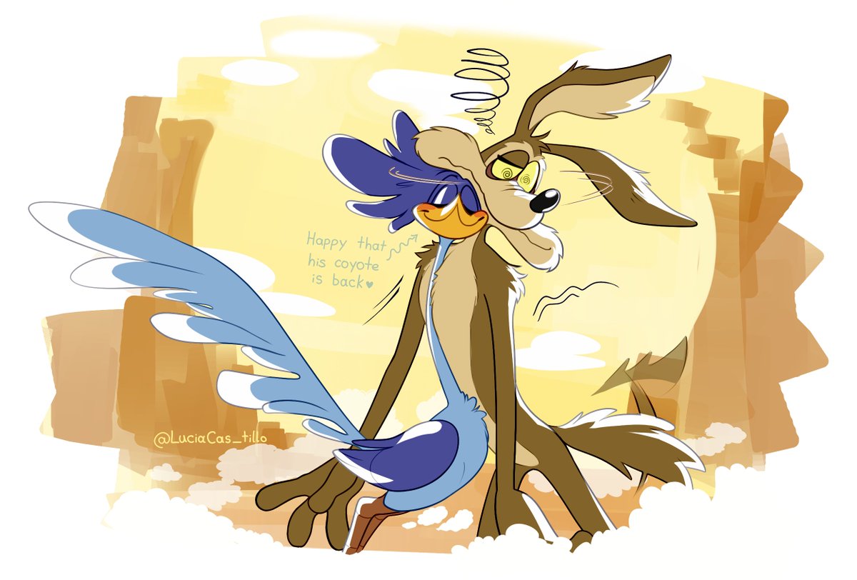 LuciaCas_tillo's tweet photo. Mmmmyep. I like them 💙🤎 #wileroadㅤㅤ #wilerunner #wilee #roadrunner

"🔵🪧 Que aburrido"
"🟤🪧 Carece de algunos explosivos, ¿no?"
----------------------------------------
"🔵➡️Hurt"
"🟤🪧 It's not fair this way" https://t.co/nPUwppW4Gh
