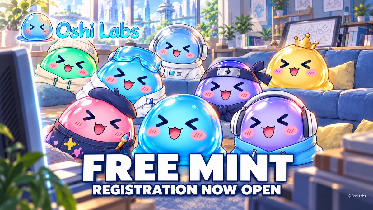 oshilabs's tweet photo. We’re opening applications for the free mint.

Welcome to Oshi Labs, the animation studio.

https://t.co/qooeoEnDxH https://t.co/CJHn865bqU