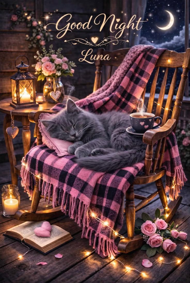 atayzhra's tweet photo. Cozy vibes, warm tea, and sweet dreams with Luna 🌙✨ Good night, everyone! 💤 https://t.co/BlvDTf22Qi