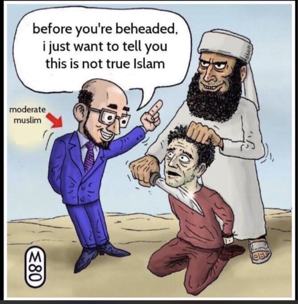 lastkafir's tweet photo. Islam came to America,Africa,Europe and Asia with three goals:

Kill as many non believers as possible 
Rape the women 
Enslaved the infidels https://t.co/sy6cSpDI7J