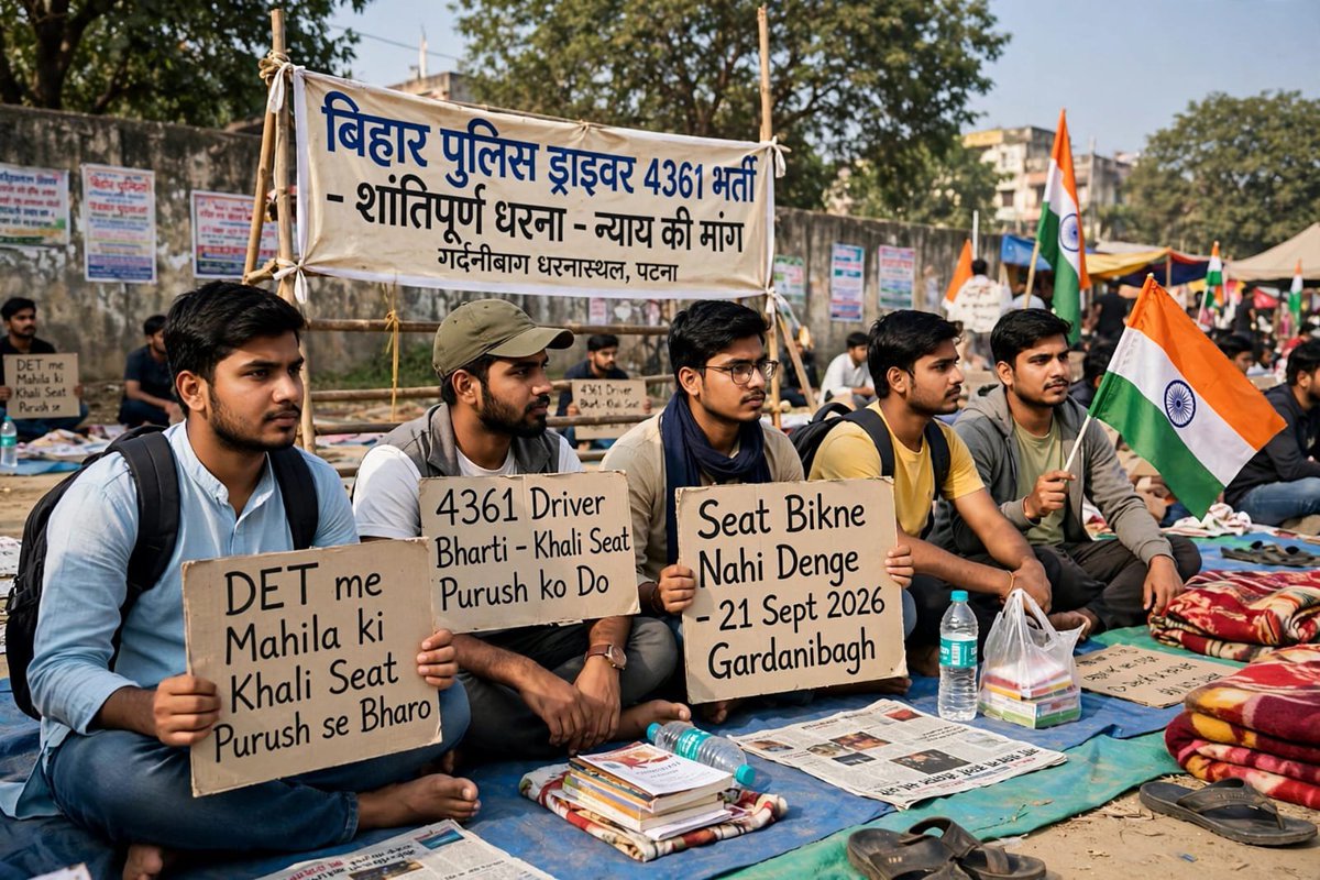 Rahuljaihind91's tweet photo. बिहार police driver 4361 में महिला candidates का जो seat vacant rah गया है वो उसी category के योग्य पुरुष candidates को मिलना चाहिए #biharpolicedriver4361 #biharpolicemahilasheet #csbc #vacantseatfill @officecmbihar @samrat4bjp @bihar_police @jansuraajonline @yadavtejashwi https://t.co/PUITVZdltv