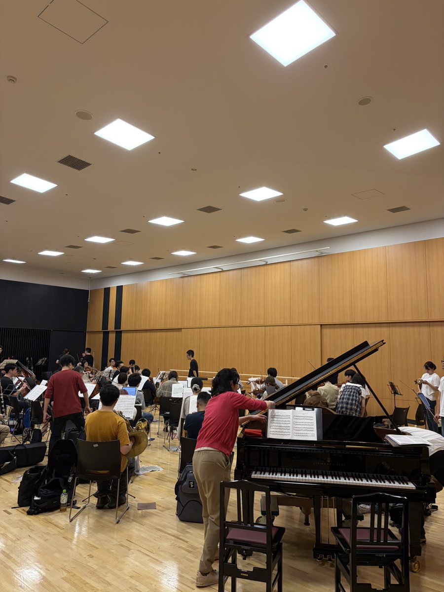 dropwort5's tweet photo. ＼明日はぜりおけ特別演奏会！／
昨日最後の練習を行い、いよいよ明日本番を迎えます🎵
明日は大雨予報ですので、どうぞお気をつけてご来場ください☔️

#オーケストラ #横浜 #オルガン #みなとみらい https://t.co/pcFMXpew0F