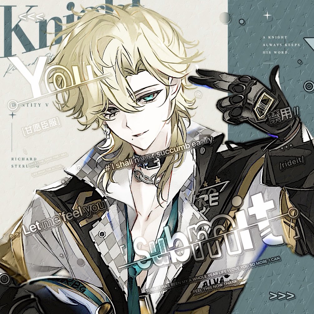 Richard00908's tweet photo. 𝓘 𝓼𝓱𝓪𝓵𝓵 𝓷𝓮𝓿𝓮𝓻 𝓼𝓾𝓬𝓬𝓾𝓶𝓫 𝓮𝓪𝓼𝓲𝓵𝔂.

#IDV #RichardSterling #Knight
 #騎士 #identityV #第五人格 https://t.co/nm5nL5MTG4
