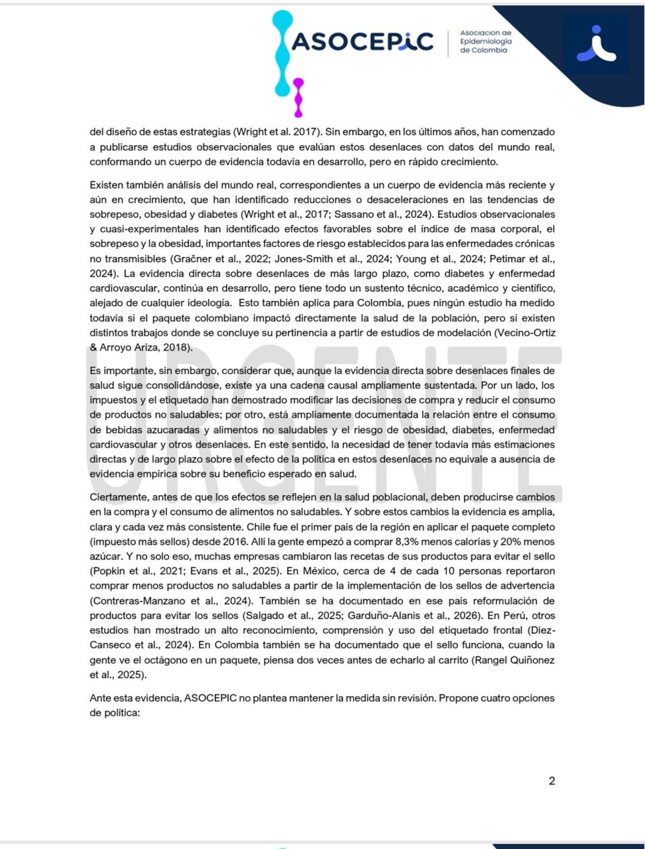JFernandeznino's tweet photo. Adjunto comunicado de @asocepic  que incluye algunas referencias bibliográficas.

@DiegoLucumiC 
@LuisFernandoGm6

Y muchos más han compartido evidencia sobre el tema. Recomiendo seguirlos. https://t.co/GhqQBKzh56