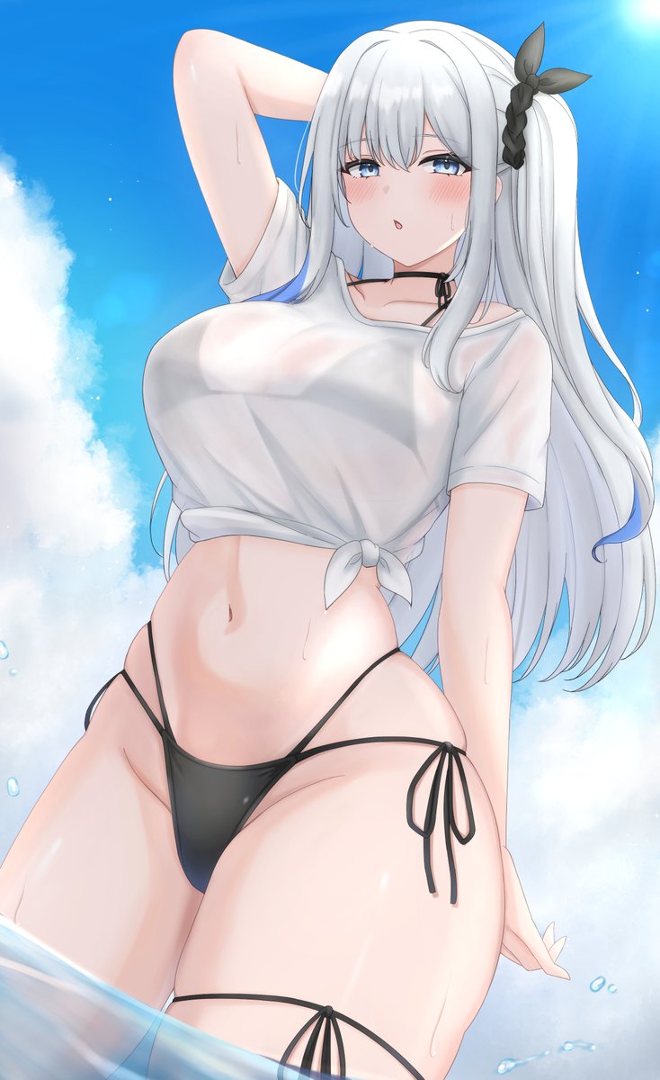 hatikumori01's tweet photo. 水着シュフィーユちゃん💙 https://t.co/eFFKm3vvft