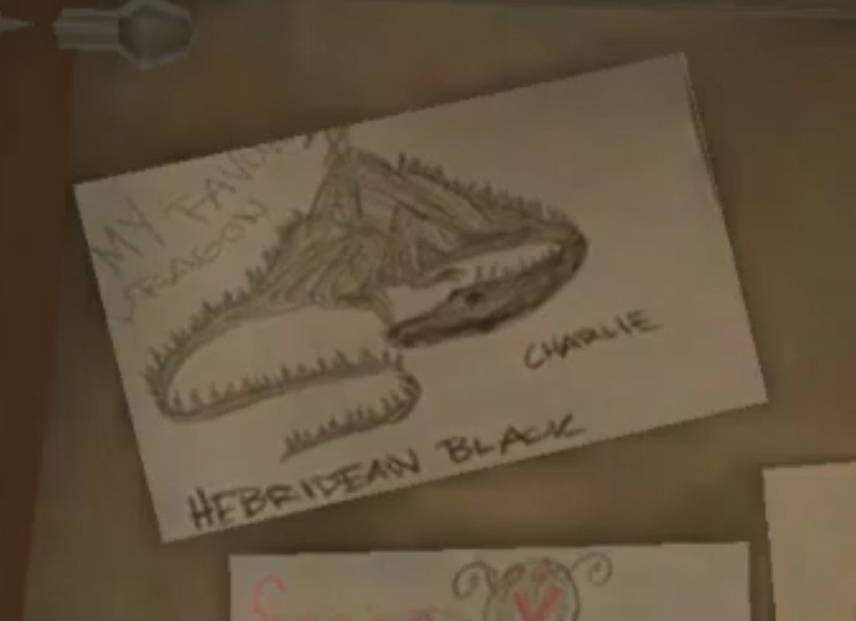 Tibot03's tweet photo. @blossom_weasley Reminds me of Charlie’s drawings in the burrow https://t.co/aa4wvDJqAJ
