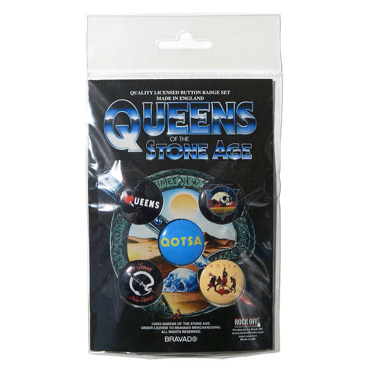 OSOMALOcom's tweet photo. 【SALE】Queens Of The Stone Ageのバッジセットが25%OFF!!           
#バンドT
↓↓↓
https://t.co/2mOVwDhalK https://t.co/fxG9F73Cpm