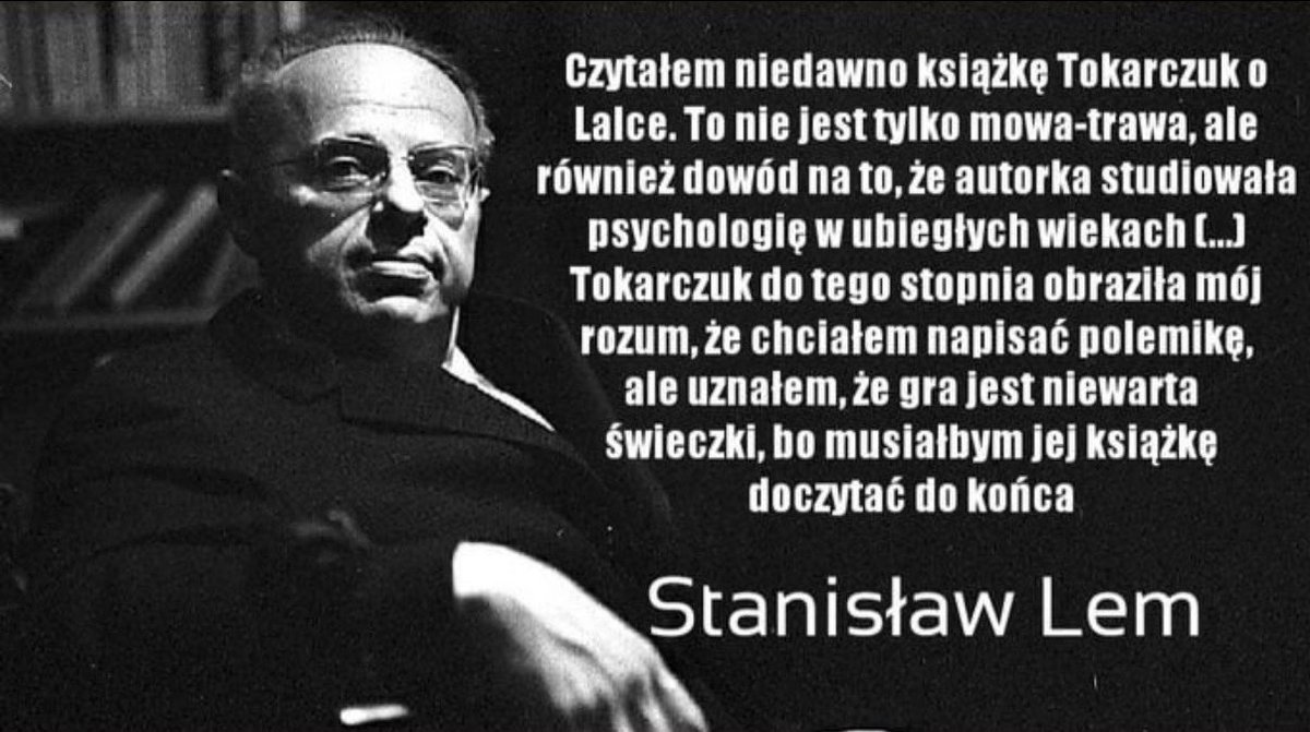 Kacper70516133's tweet photo. @donald_PL_ więcej Lema mniej Tokarczuk 🥹 https://t.co/ro6Kfos77T