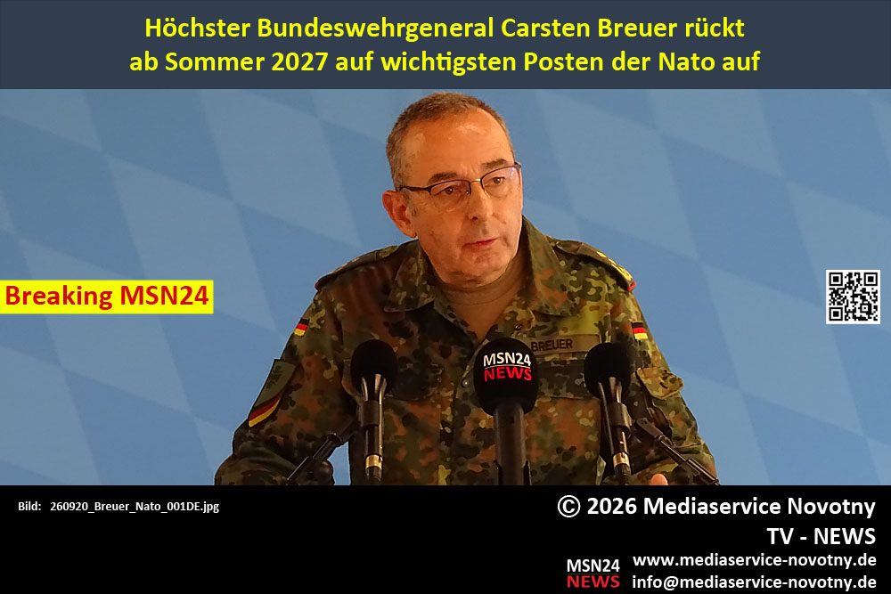 MSNovotny's tweet photo. 1/2
Generalinspekteur der Bundeswehr Gen. Carsten Breuer wird Nachfolger des italienischen Admirals Giuseppe Cavo Dragone in der Schlüsselposition des Vorsitzenden des NATO-Militärausschusses, damit wird er automatisch Berater von Nato-Chef Mark Rutte. Breuer setzte sich gegen https://t.co/Sj90jypaBV