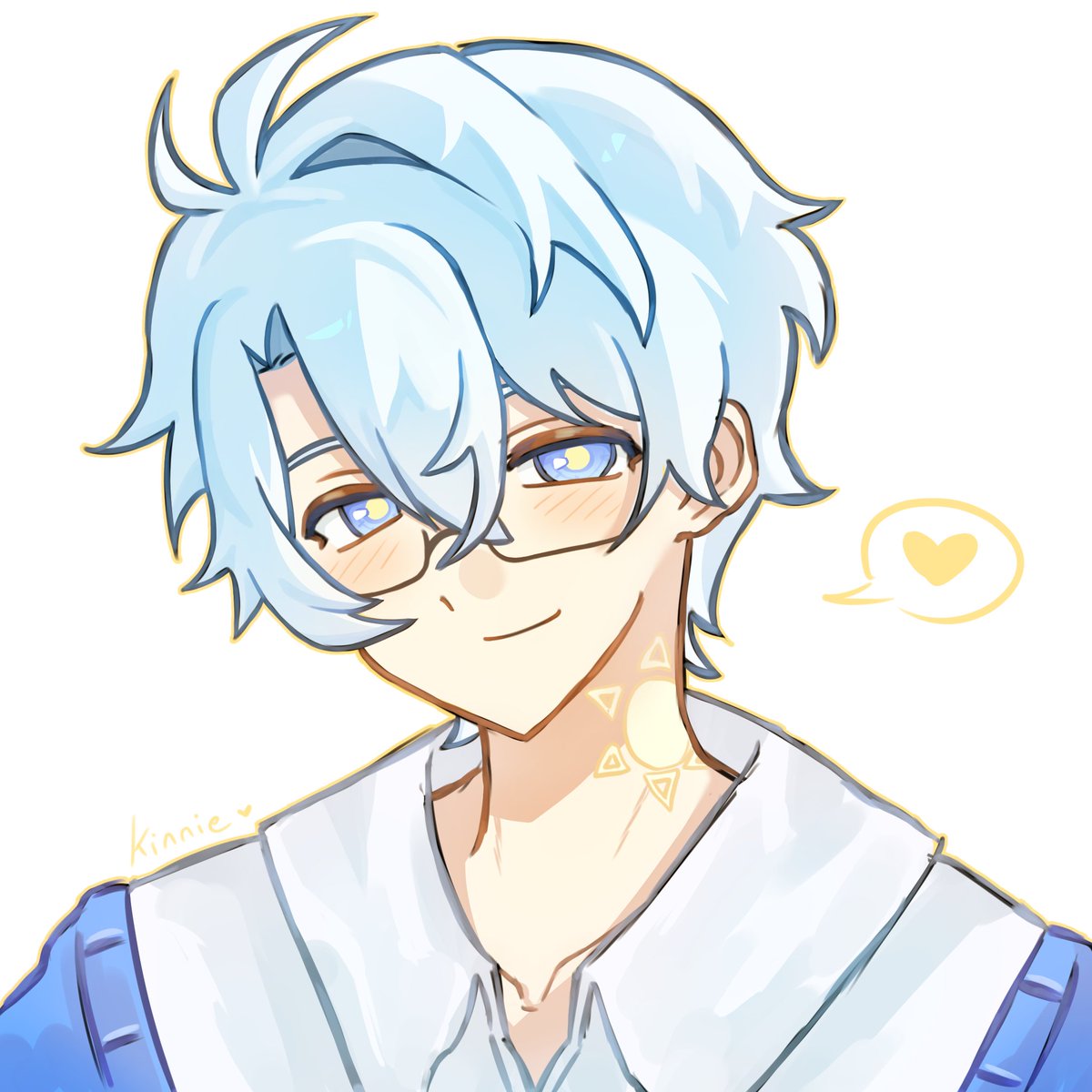 kinnnie_art's tweet photo. Glasses look nice on him... 👀
#Phainon #hsr https://t.co/TeGVkuDMJh