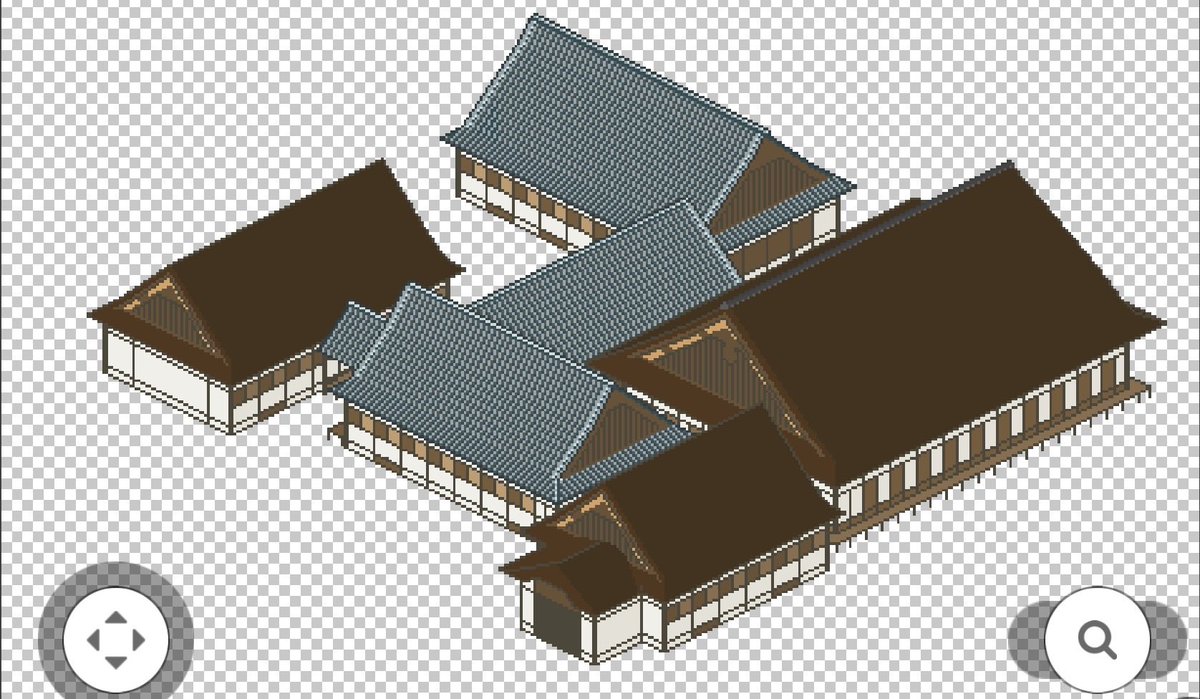 Tabiji_game_ml's tweet photo. 表御殿、完成
これからゲームに取り込み

#ゲーム開発　＃和風　＃城 https://t.co/gYhLOZVpqH