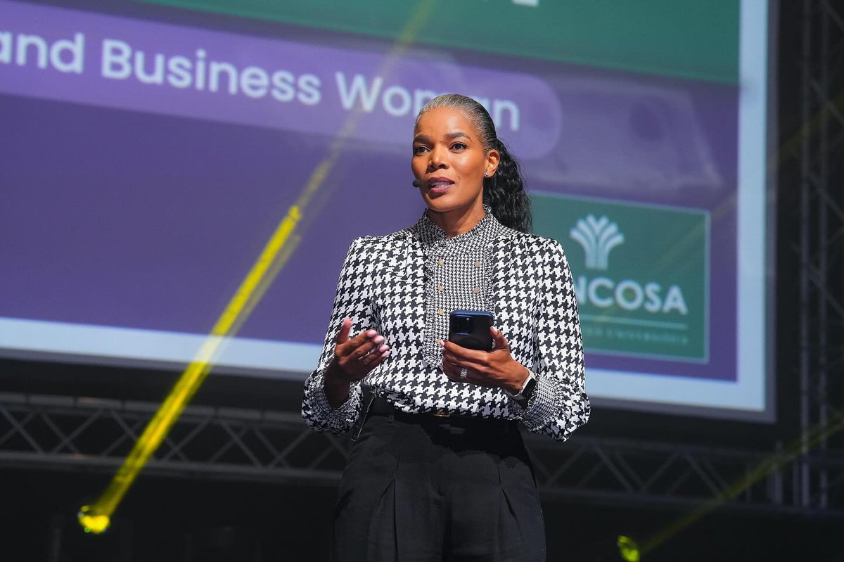 stevennoah794's tweet photo. I have a bankable name. That is my brand. Your brand is your legacy it shows that you were here. Connie Ferguson  actress, entrepreneur, and founder of Ferguson Films, known for her iconic role as Karabo Moroka on Generations.
#MANCOSAJacarandaFMBusinessBreakfast #ConnieFerguson https://t.co/5Q9GioGqT6