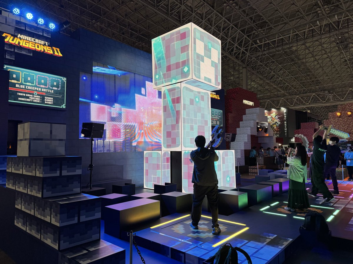 inamisan's tweet photo. マインクラフトのでっけぇクリーパー倒すの楽しそうだったw https://t.co/KvsC6keaMK