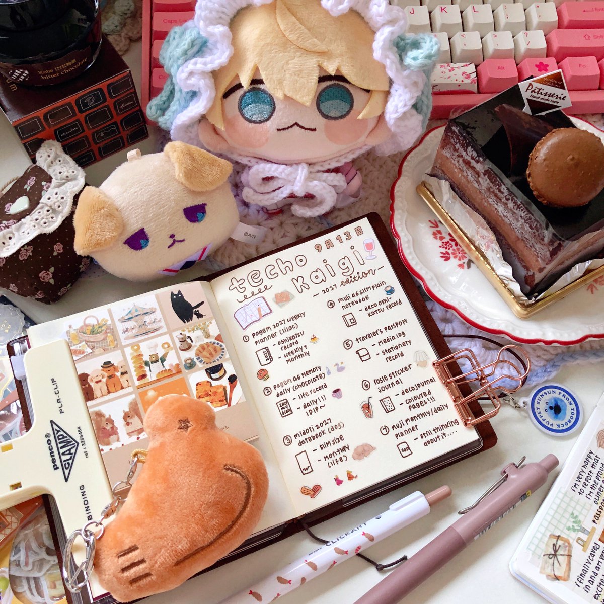 eiyuuarchive's tweet photo. techo kaigi 2027 📔🤎

trying out some new formats/brands but most of them are journals i've used this year~ https://t.co/hbGE5ho7ZH