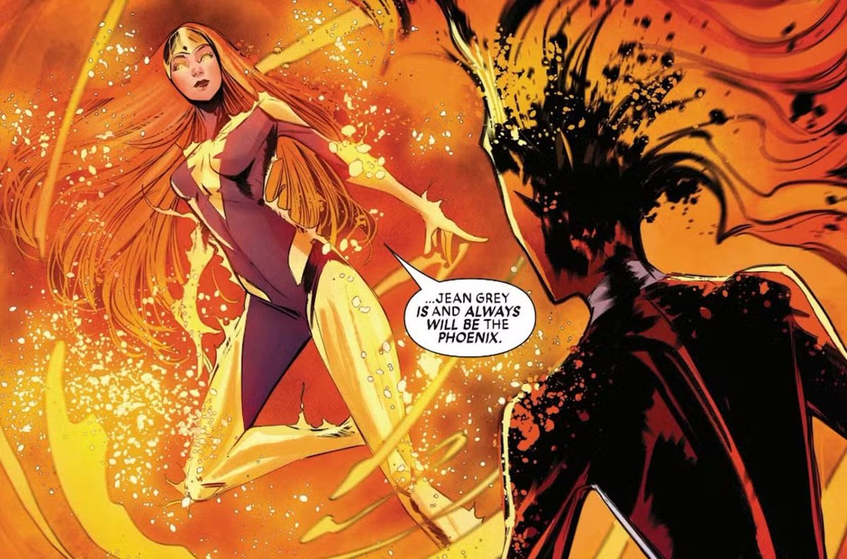 phoenix_marvel1's tweet photo. You - only “as the phoenix that is true”

Marvel - Jean Grey always is and always has been the phoenix 

that would mean its always true 😭😭 https://t.co/WOszdjZ3sE