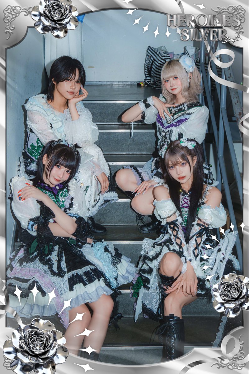 HEROINES_FES's tweet photo. 🖤HEROINES SILVER🤍

フルコースさん @FullCourse_idol 
ドレスコードさん @dreco_info 
夜光性アミューズさん @Yoruamiofficial 
AdamLilithさん @Adamth_official 

ご出演ありがとうございました♡

#ヒロインズ https://t.co/f4SPZE7uon
