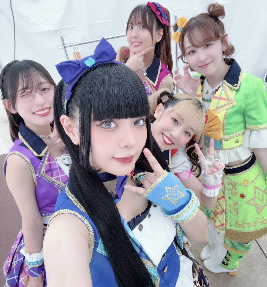 fujishirorie's tweet photo. アイカツ！シリーズ初出演ということで
とても気合が入っていた #アニエラ 💙ˎˊ˗⁡ ⁡

め〜〜ちゃくちゃ楽しすぎたなぁ！？
アイカツスターズ！は良いぞ！！！！！ https://t.co/Aavr7voDCC