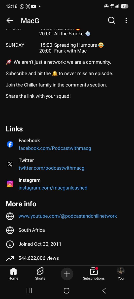 TaleSpinX's tweet photo. @Anza_Musandiwa You really messed up by taking it there 😅😅 here are overalls views of both channels. https://t.co/cAv1rP3KaM