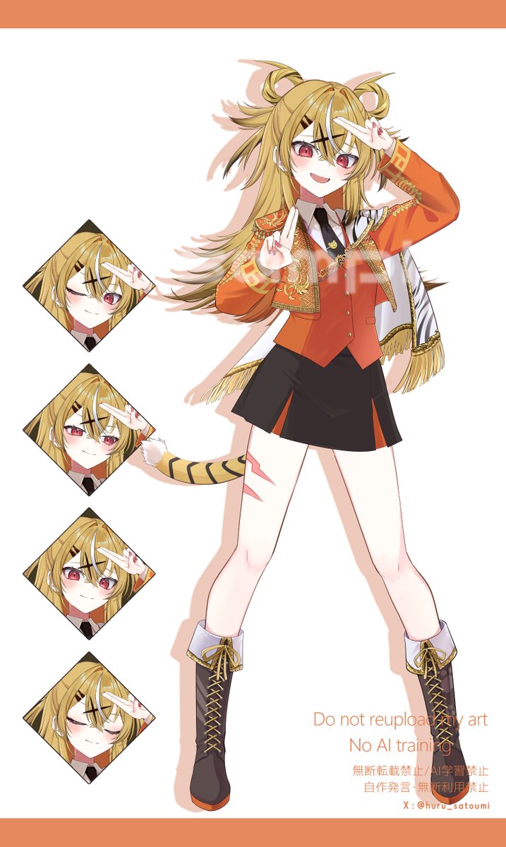 huru_satoumi's tweet photo. 【Work】
とらのあな公式Vtuber 山吹ここな様のビジュアルを担当させていただきました。 https://t.co/ENBaRJDcIK