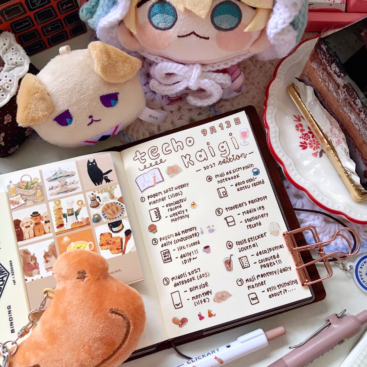 eiyuuarchive's tweet photo. techo kaigi 2027 📔🤎

trying out some new formats/brands but most of them are journals i've used this year~ https://t.co/hbGE5ho7ZH