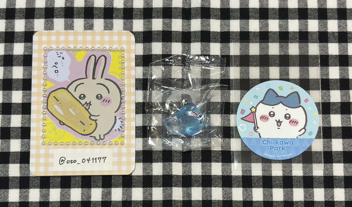 oto_041177's tweet photo. 【交換】ちいかわ ちいかわパーク まめまめフィギュア ステッカー

【譲】ハチワレ

【求】各種 うさぎ

⚠︎リトリン必読

検索からもお気軽にお声がけください◎ https://t.co/PHYFwSK72q