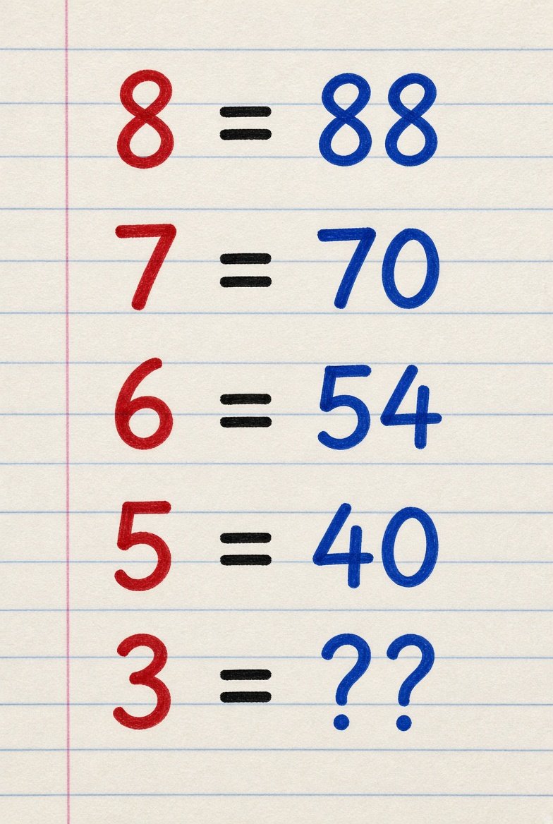Freya_24mU's tweet photo. Only those who understand the pattern will solve it…

What’s the missing number? https://t.co/cPbsV7ScsX